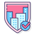 shield,security,city,buildings,check,town,public safety